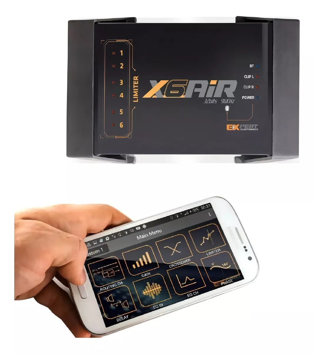 Expert Electronics X6 AiR Digital Audio Processor Equalizer Crossover - BuyBrazil