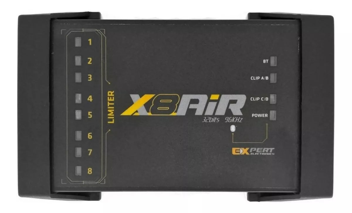 Expert Electronics X8 AiR digital audio processor equalizer and crossover device for professional sound customization.