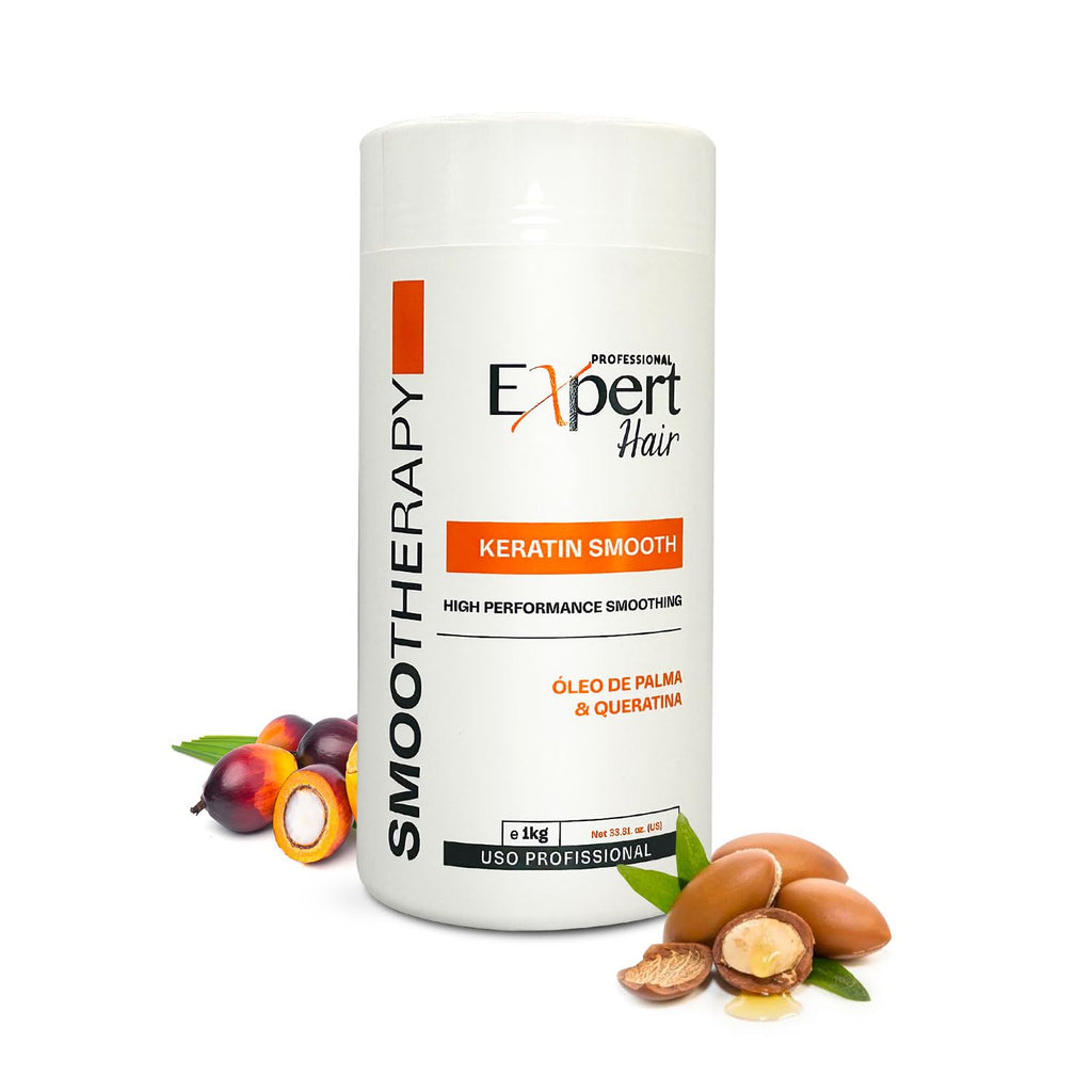 Expert Hair Professional Keratin Smooth Smootherapy 1Kg/35.3 oz. - BuyBrazil