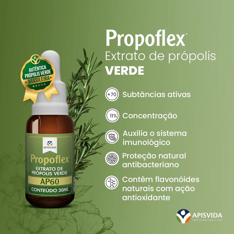 Propoflex Green Propolis Extract AP60 15% 30ml/1.01 fl.oz.