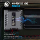 Banda Audioparts Beat 3001 Amplifier Module 1 Channel 1 Ohm 3000 Wrms