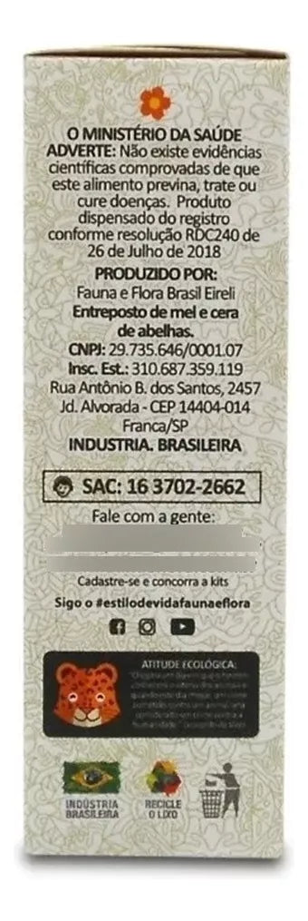Fauna And Flora Green Propolis 15% Without Alcohol 30ml/1.01 fl.oz. - BuyBrazil