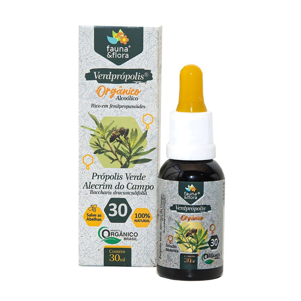 Fauna And Flora Organic Green Propolis Verdprópolis 30% 30ml/1.01 fl.oz. - BuyBrazil