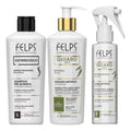 Felps Okra Progressive Brush | Anti-Residue Shampoo | Okra Post-Brush Fluid - BuyBrazil