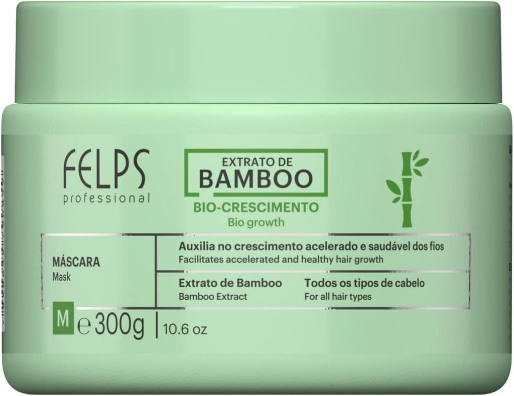 Felps Professional Bamboo Extract Bio Growth Mask 300g/10.6oz. - BuyBrazil