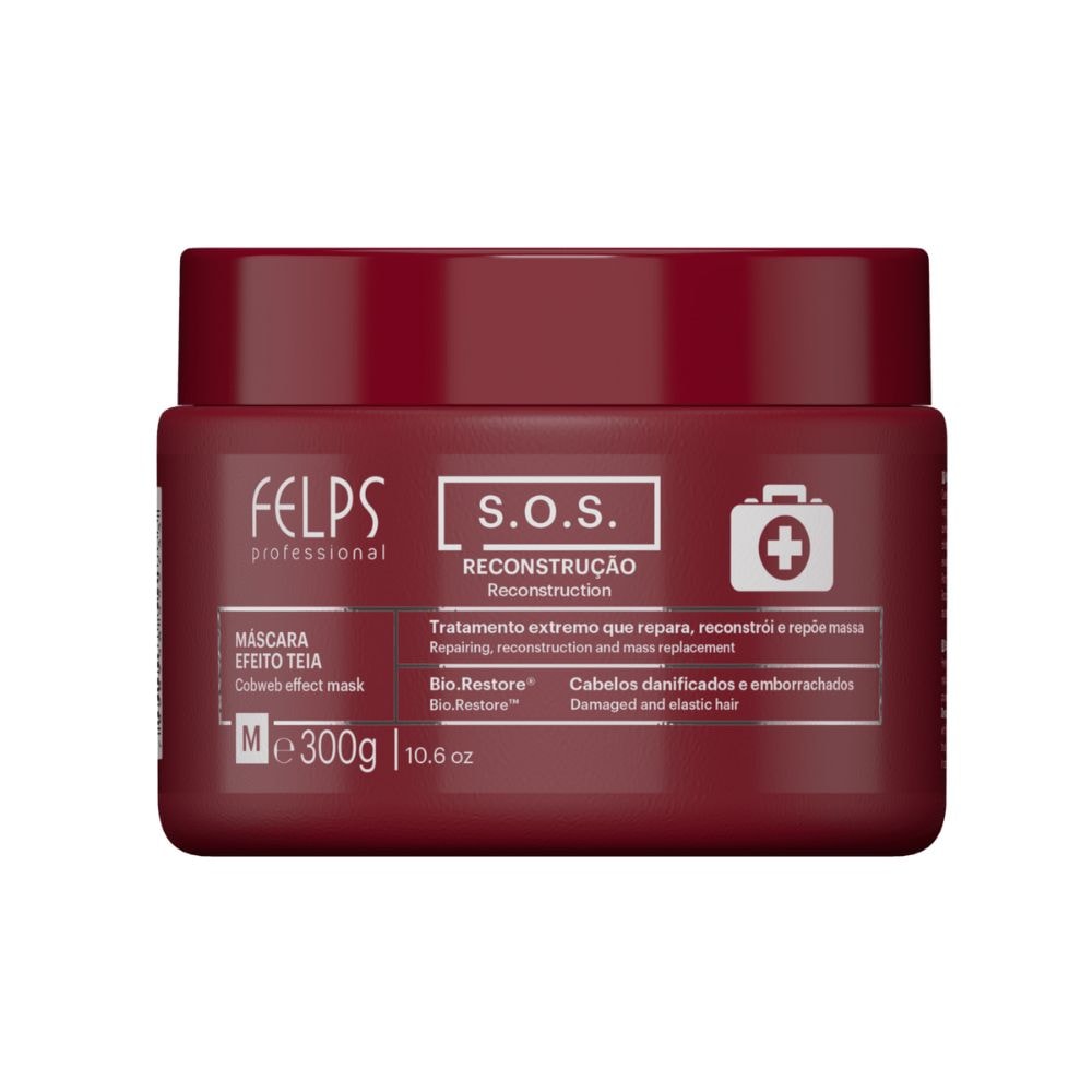 Felps SOS Hair Reconstruction Mask 300g/10.59 oz - BuyBrazil