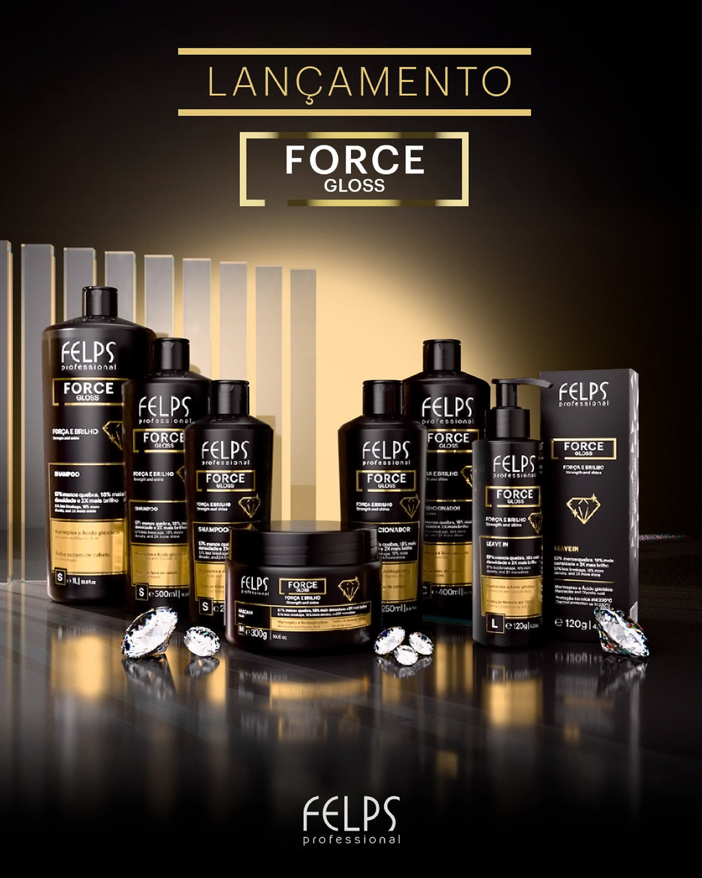 Felps X-Force Biotin Treatment Shampoo And Conditioner 2x1000ml/33.8 fl.oz. - BuyBrazil