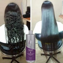 Fit Cosmetics Advanced Treatment Straightening Power hair care bottles, displaying sleek packaging and product details.