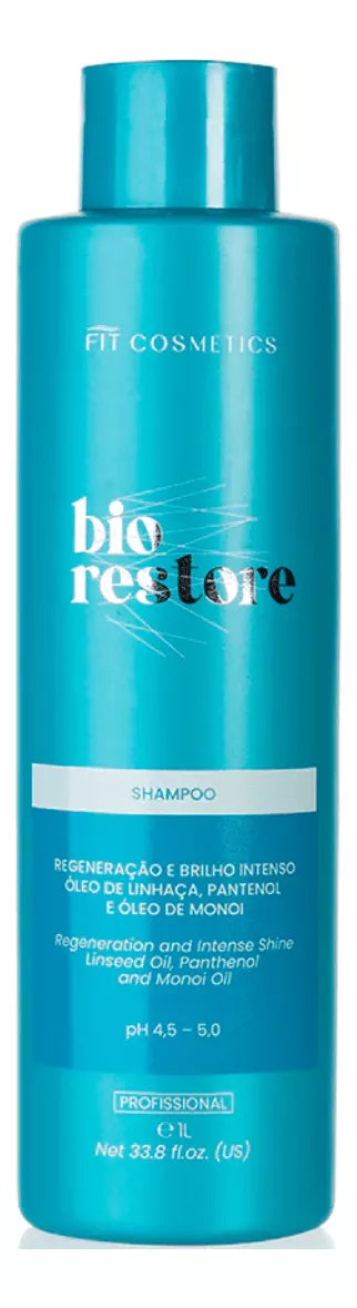 Fit Cosmetics Bio Restore Reconstruction Kit Shampoo 1L and Mask 1Kg - BuyBrazil