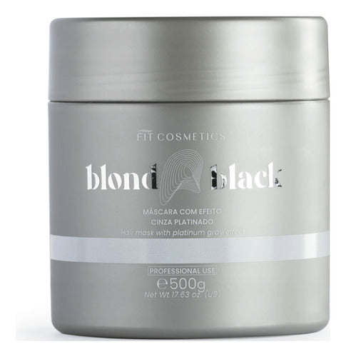 Fit Cosmetics Blond Black Toning Mask 500g - BuyBrazil