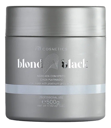 Fit Cosmetics Blond Black Toning Mask 500g - BuyBrazil