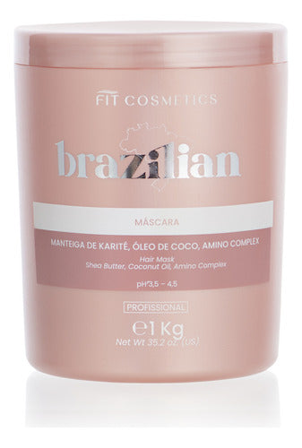 Fit Cosmetics Brazilian Nutrition Hair Mask Coco 1kg - BuyBrazil