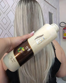 FIT COSMETICS BTX Capillary Carnation and Cinnamon hair care treatment in a 1000ml bottle, designed for nourishing and strengthening hair.