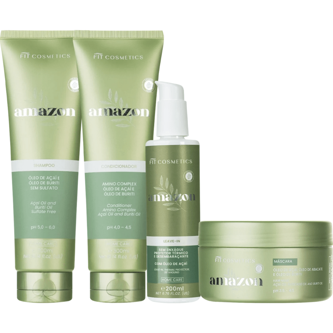 Fit Cosmetics kit Amazon Hydra Home Care 4 Steps - BuyBrazil