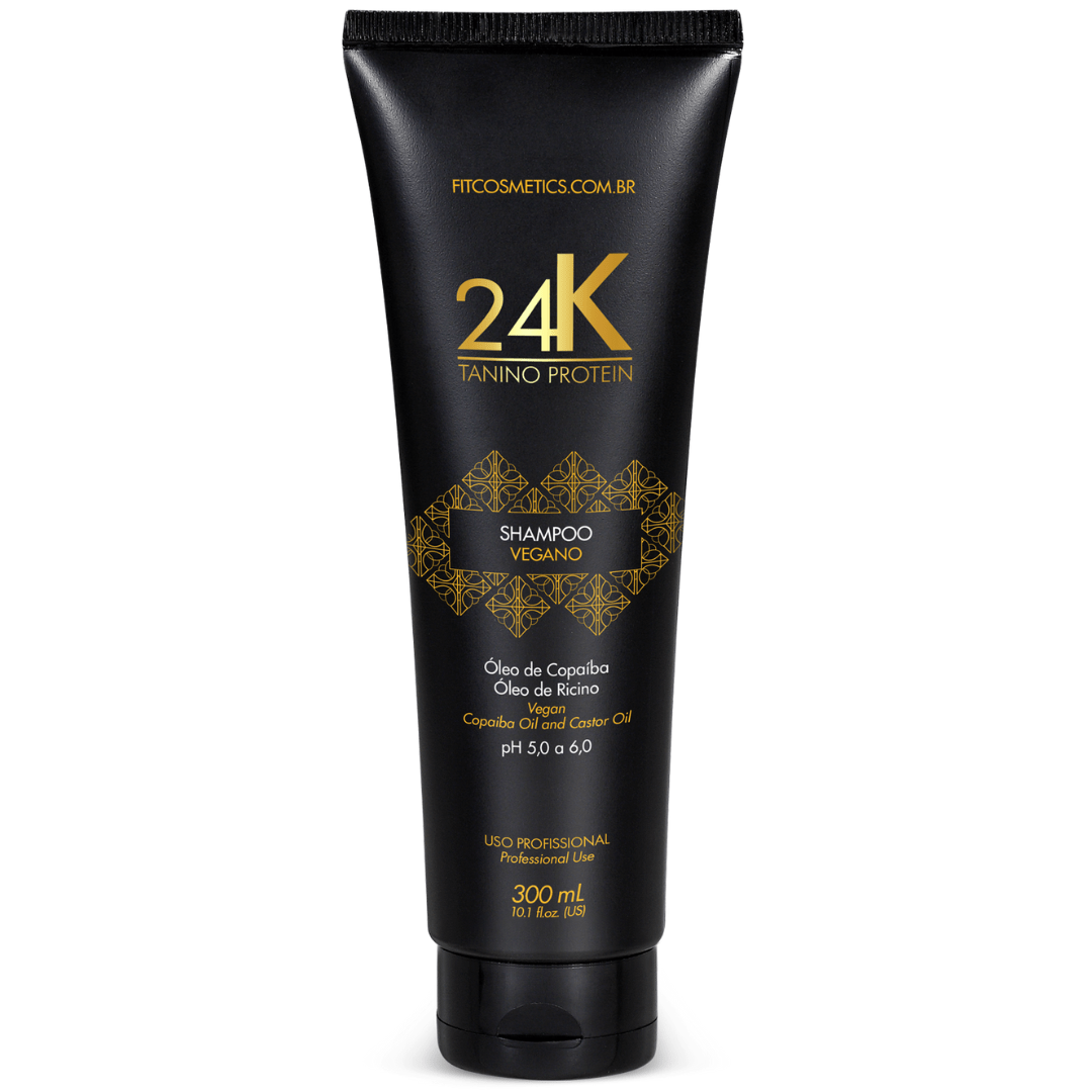 Fit Cosmetics Tanino Protein 24K Home Care | Shampoo, Conditioner and Mask 3 Steps - BuyBrazil