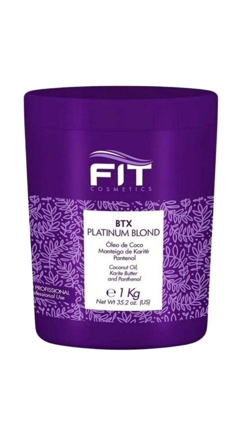 FIT COSMETICS Tanino Protein Platinum Blond Hair Botox 1Kg - 35.2 oz. - BuyBrazil