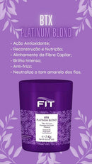 FIT COSMETICS Tanino Protein Platinum Blond Hair Botox 1Kg - 35.2 oz. - BuyBrazil