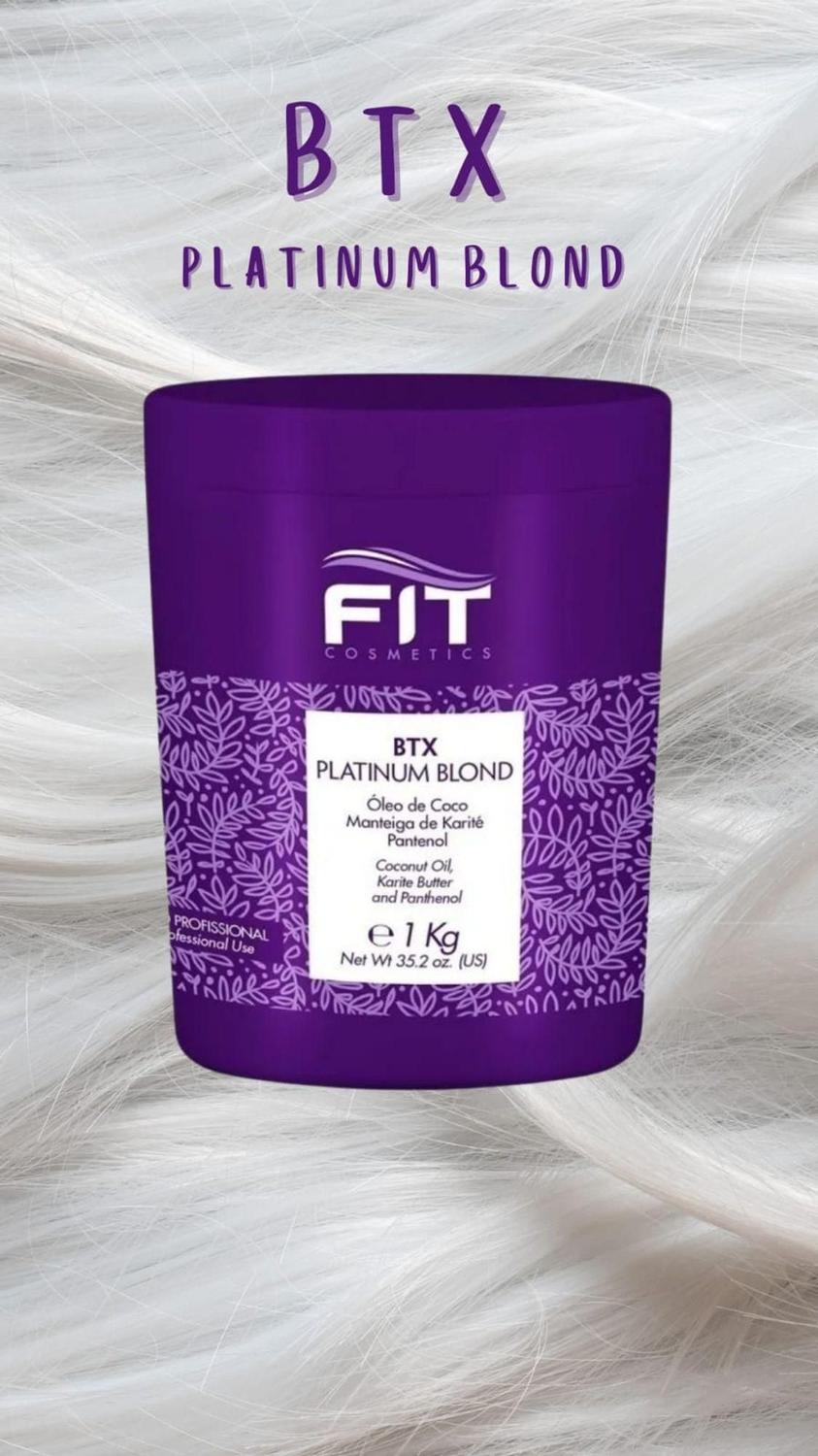 FIT COSMETICS Tanino Protein Platinum Blond Hair Botox 1Kg - 35.2 oz. - BuyBrazil