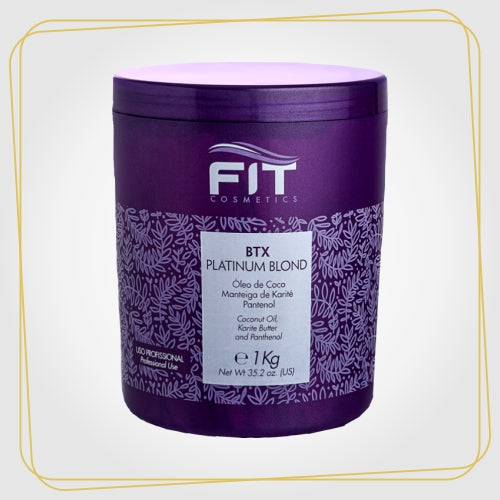 FIT COSMETICS Tanino Protein Platinum Blond Hair Botox 1Kg - 35.2 oz. - BuyBrazil