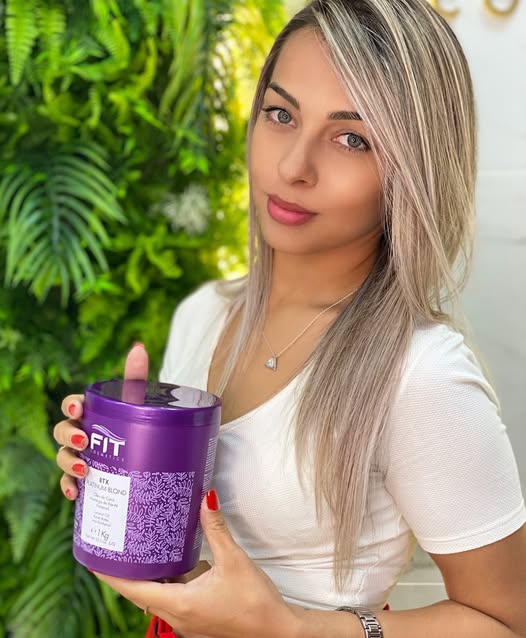 FIT COSMETICS Tanino Protein Platinum Blond Hair Botox 1Kg - 35.2 oz. - BuyBrazil