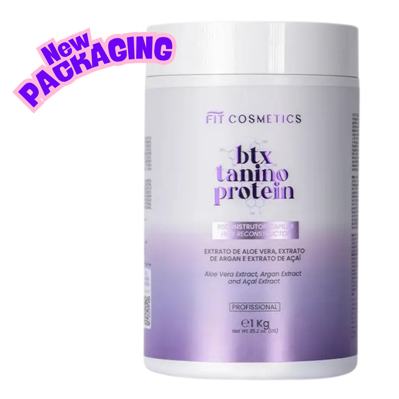 FIT COSMETICS Tanino Protein Platinum Blond Hair Botox 1Kg - 35.2 oz. - BuyBrazil