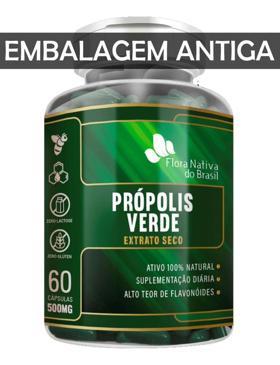 Flora Nativa Green Propolis 60 Caps 500mg - BuyBrazil