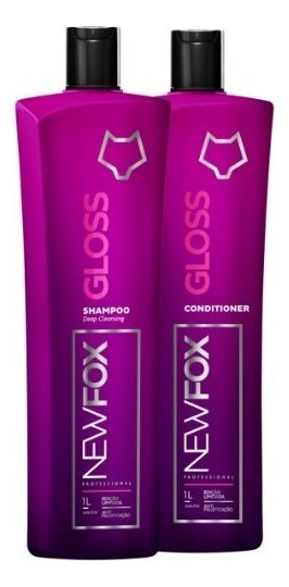 New Fox Gloss Escova Progressiva 2x 1000ml - BuyBrazil