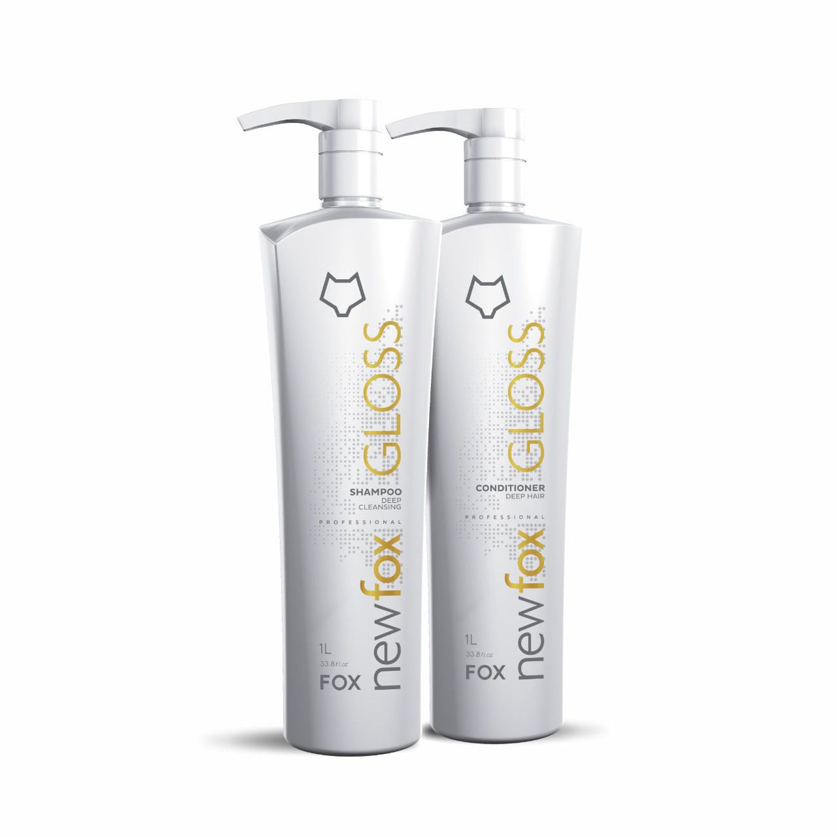 New Fox Gloss Progressive Brush Keratin Treatment Kit 2x1000ml/33.8 fl.oz - BuyBrazil