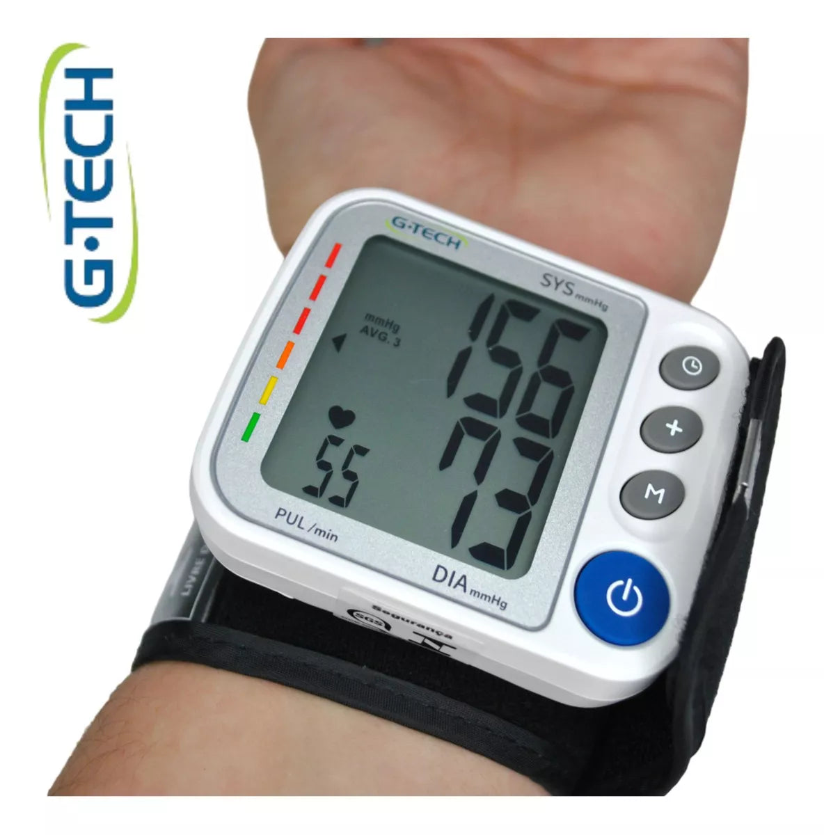 G-Tech GP400 White Digital Blood Pressure Monitor - BuyBrazil