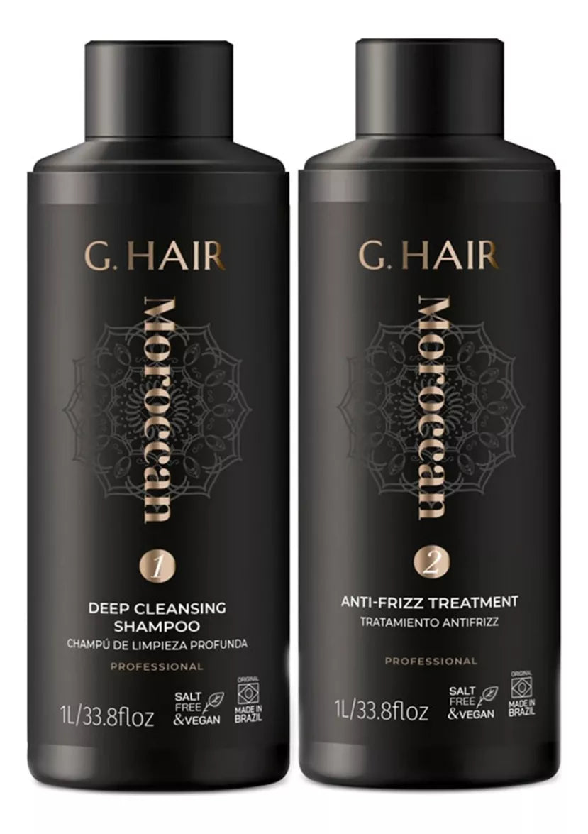 G.Hair Moroccan Progressive Brush 2x1000ml/33.8 fl.oz - BuyBrazil