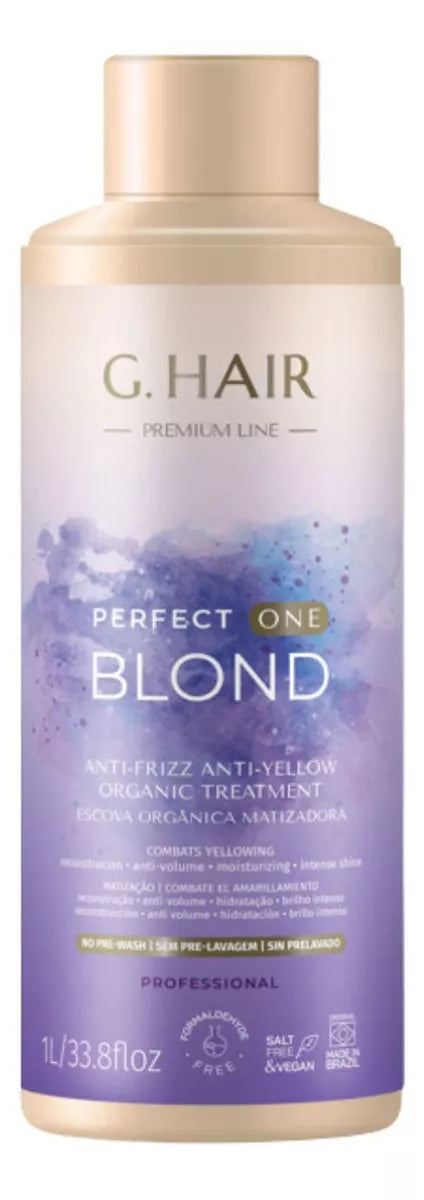 G.Hair Perfect Blond Anti-Volume Treatment 1000ml/33.8 fl.oz - BuyBrazil