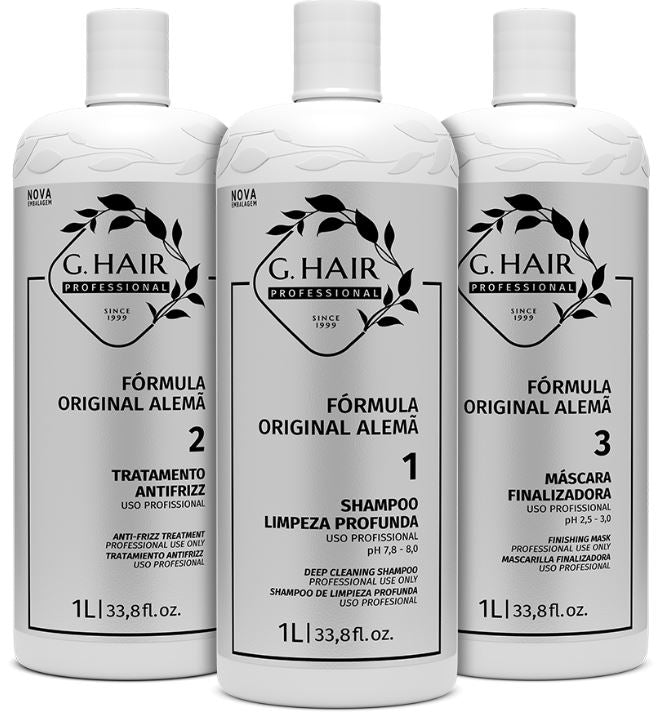 Ghair German Straightening Treatment Kit 3x1000ml - BuyBrazil