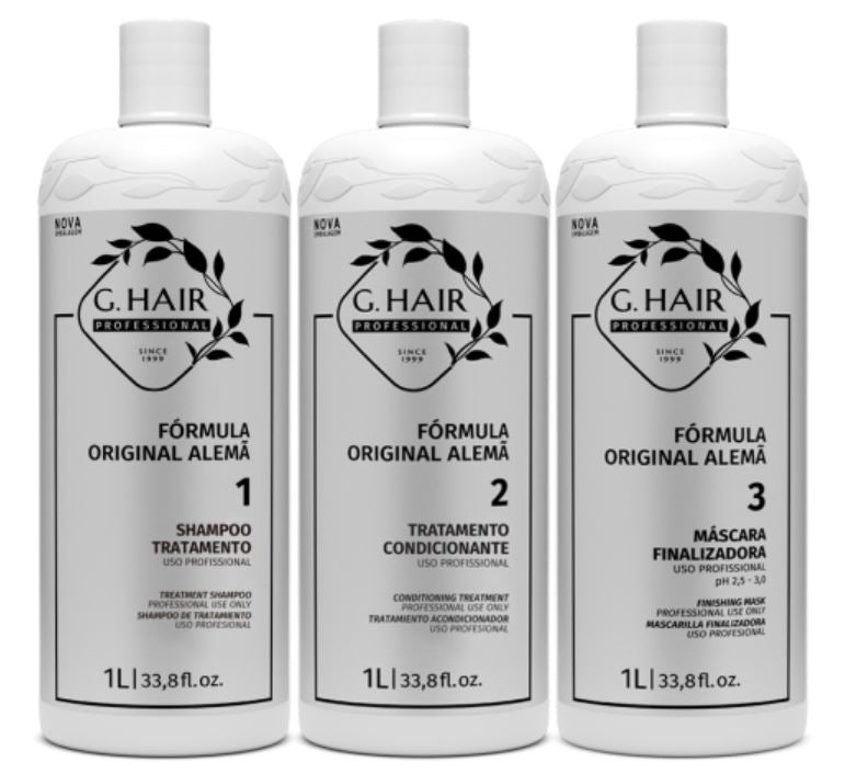 Ghair German Straightening Treatment Kit 3x1000ml - BuyBrazil