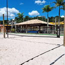 Kit Beach Tennis Black - Pro 4-Strip Net + Marking Tape - BuyBrazil