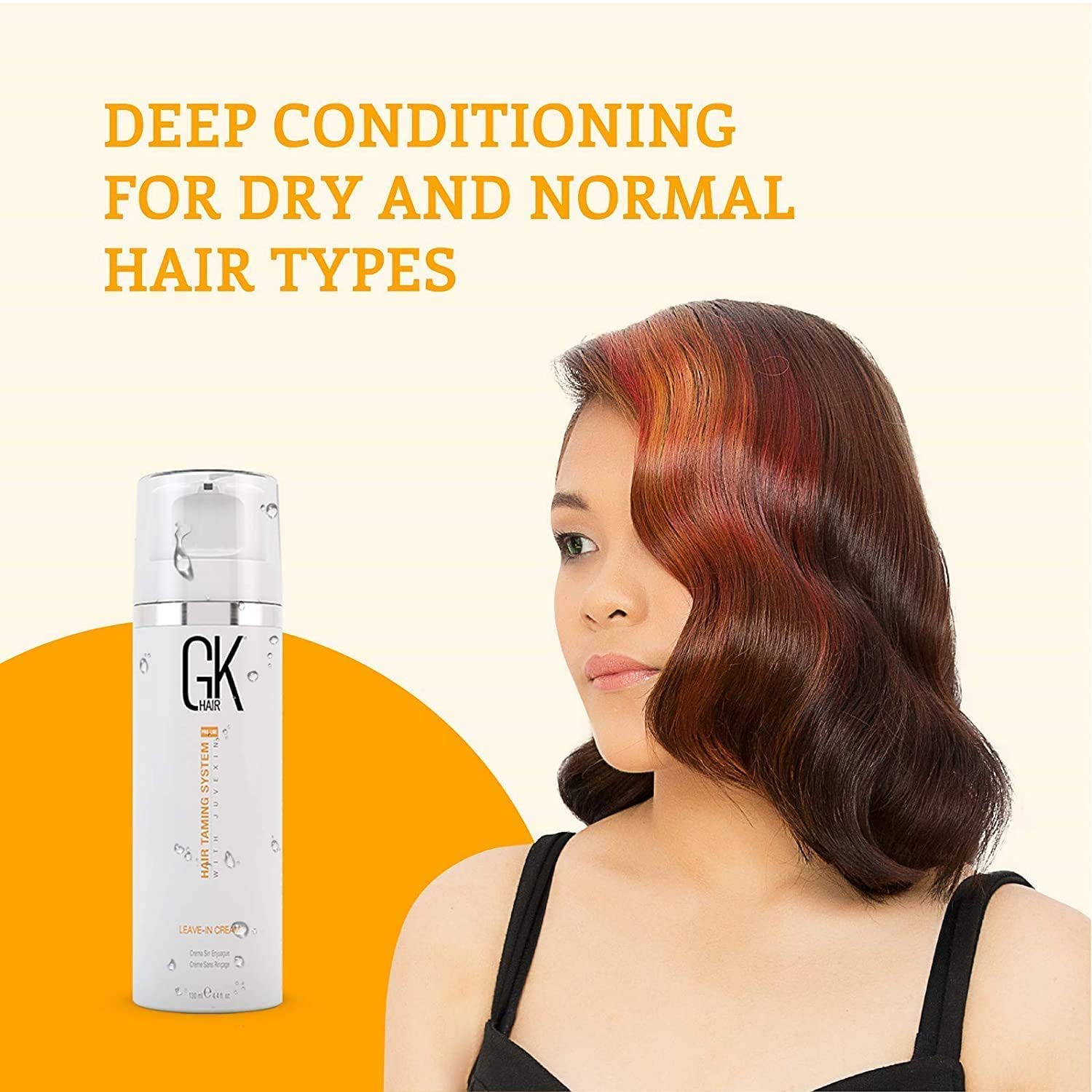 GK Hair Taming System With Juvexin Leave-in Cream 130ml/4.4 fl.oz. - BuyBrazil