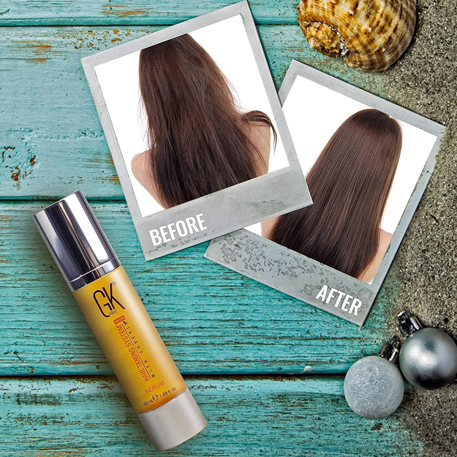 GK Hair Taming System With Juvexin Serum 50ml/1.69 fl.oz. - BuyBrazil