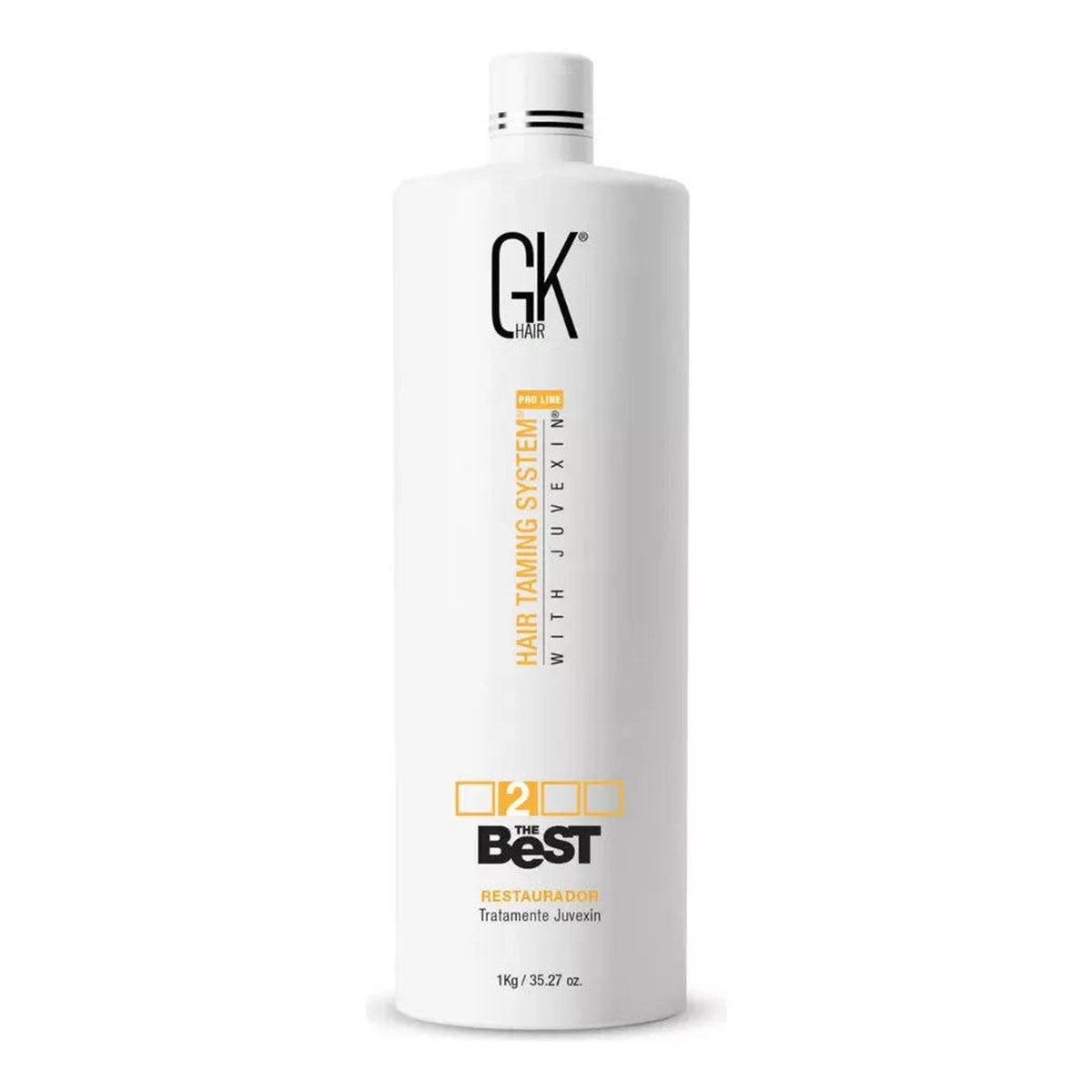 GK Hair The Best Hair Taming System With Juvexin Straightening 1000ml/33.8 fl.oz. - BuyBrazil
