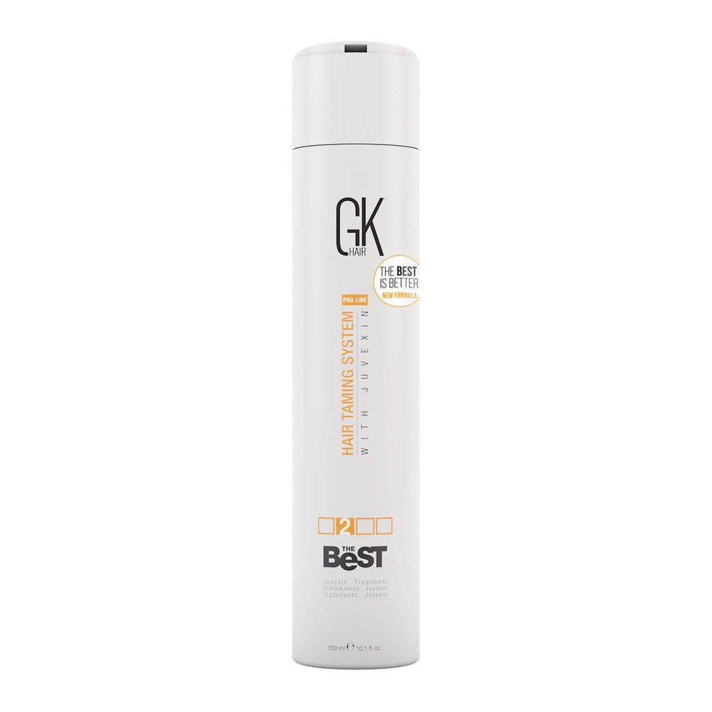 GK Hair The Best Hair Taming System With Juvexin Straightening 300ml/ 10.58 oz. - BuyBrazil