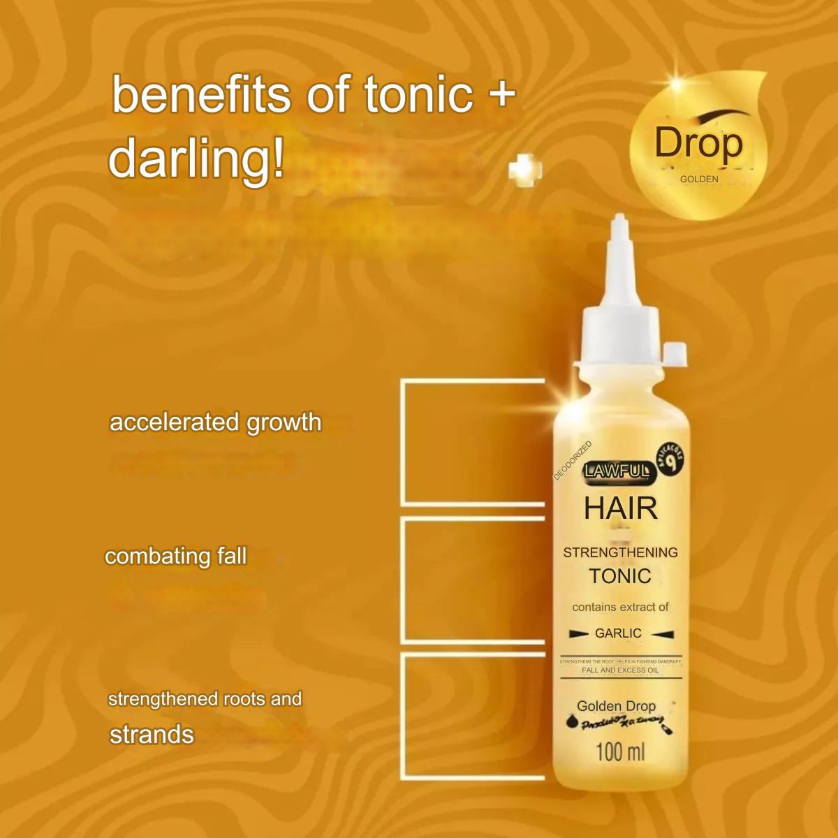 Gota Dourada Strengthening Hair Tonic Bottle 100ml/3.38 fl.oz. - BuyBrazil