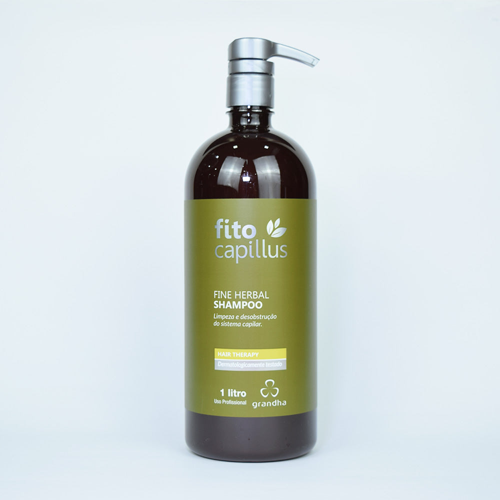 Grandha Fito Capillus Fine Herbal Shampoo for Scalp Wounds 1000ml/33.8 fl.oz. - BuyBrazil