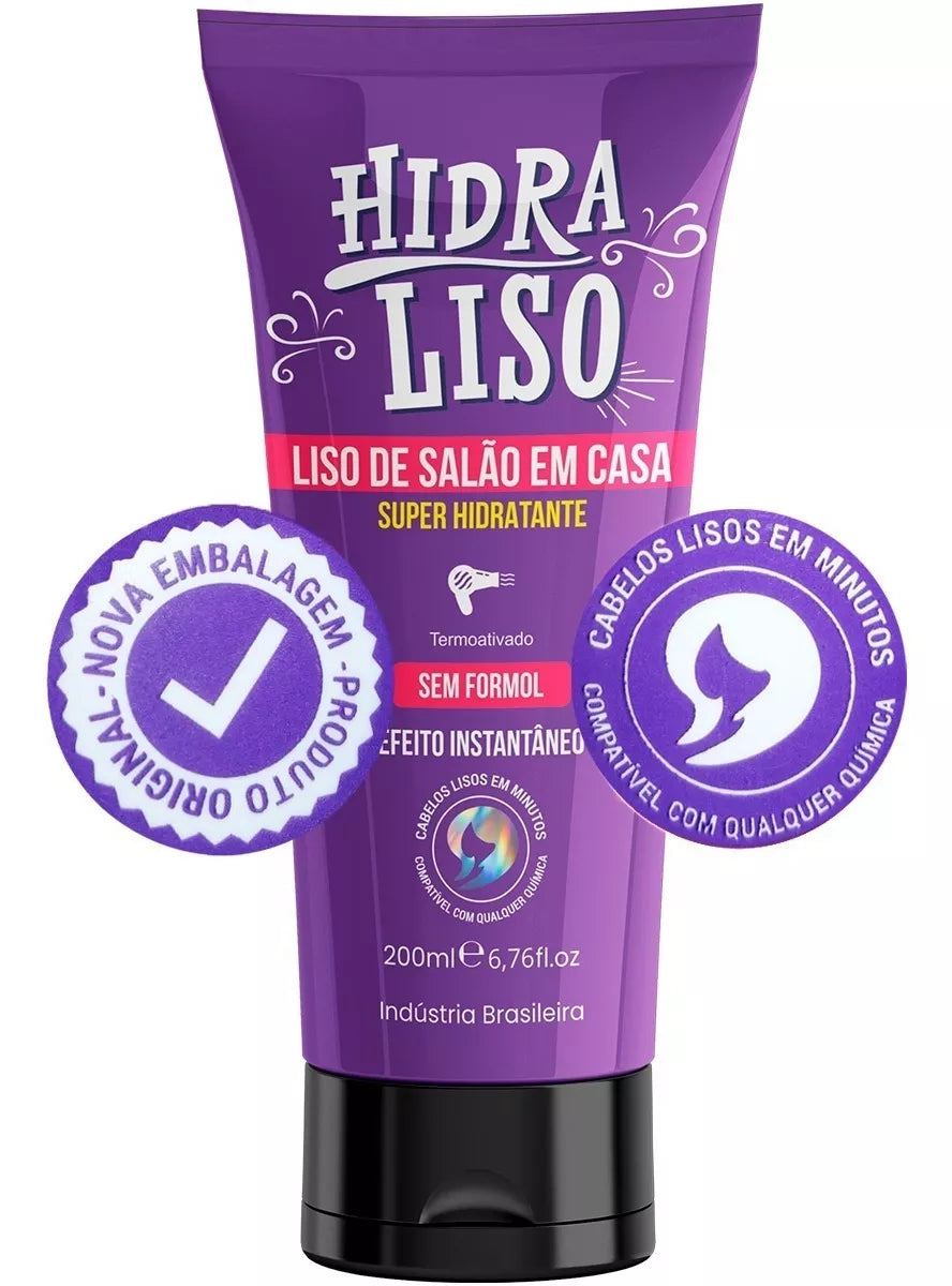 Hidraliso Instant Effect Salon Straight at Home Formaldehyde Free 200ml/6.76 fl.oz.