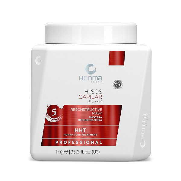 HS.OS Capillary P5 Reconstructing Mask - Honma Tokyo 1Kg - BuyBrazil