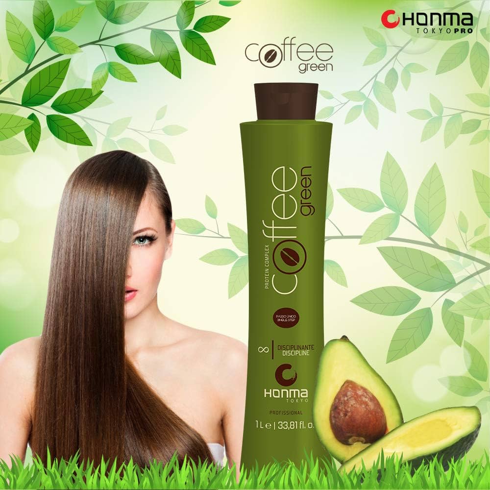 Wennoz Brasil Honma Tokyo Coffee Green Progressive Brush 1000ml/33.8 fl.oz. - BuyBrazil