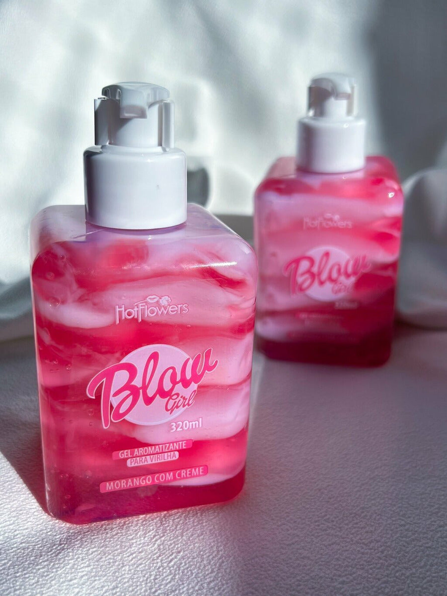 Blow Girl – Gourmet Strawberry Cream Kissable Gel &amp; Massage Duo320ml - BuyBrazil