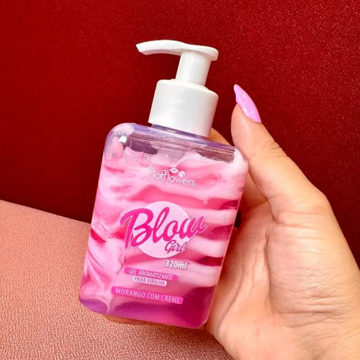 Blow Girl – Gourmet Strawberry Cream Kissable Gel &amp; Massage Duo320ml - BuyBrazil