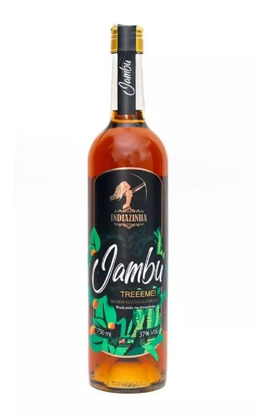Indiazinha Cachaça With Jambu 750 ml/25.35 fl.oz. - BuyBrazil