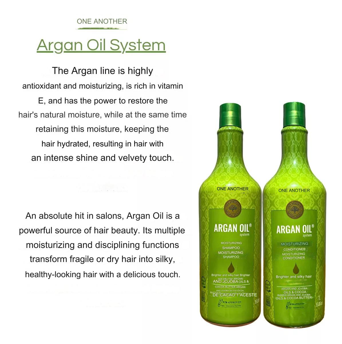 Inoar Argan Oil Progressive Brush 2X1000ml/33.8 fl.oz. - BuyBrazil