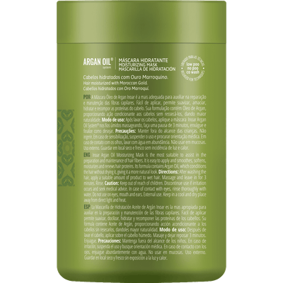 Inoar Argan Oil System Hair Hydration Mask 1Kg/35.27 oz. - BuyBrazil