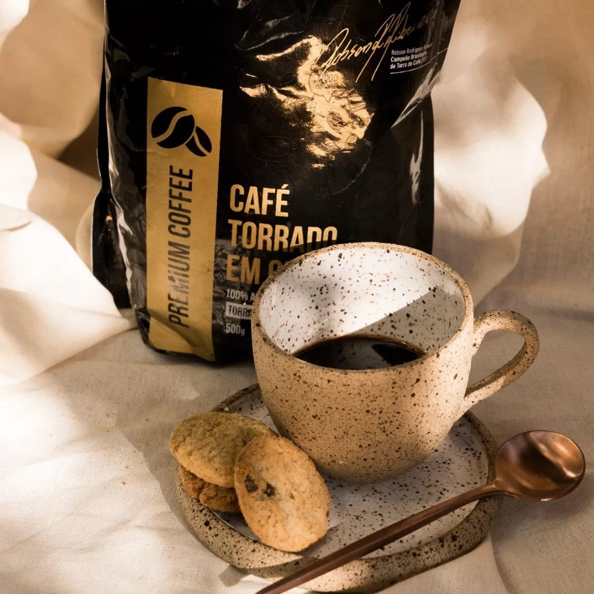 Italle Gourmet Coffee Beans Roasted Espresso Arabica Dark Roast Beans 1kg - BuyBrazil