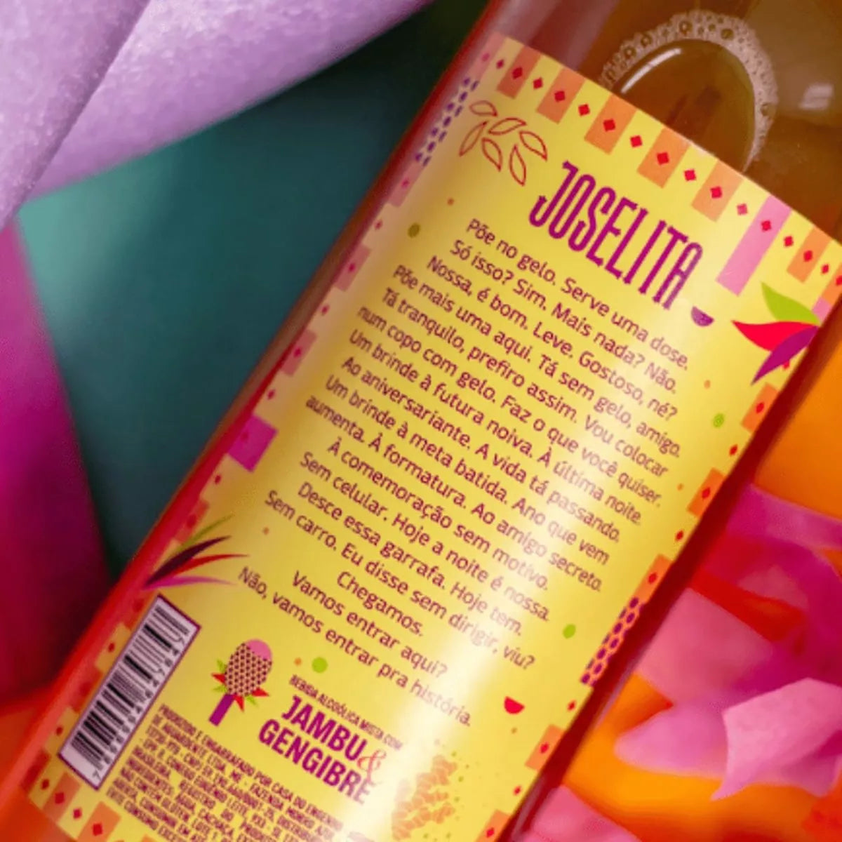 Joselita Cachaça with Jambu and Ginger 750ml/ 20.71 fl.oz. - BuyBrazil